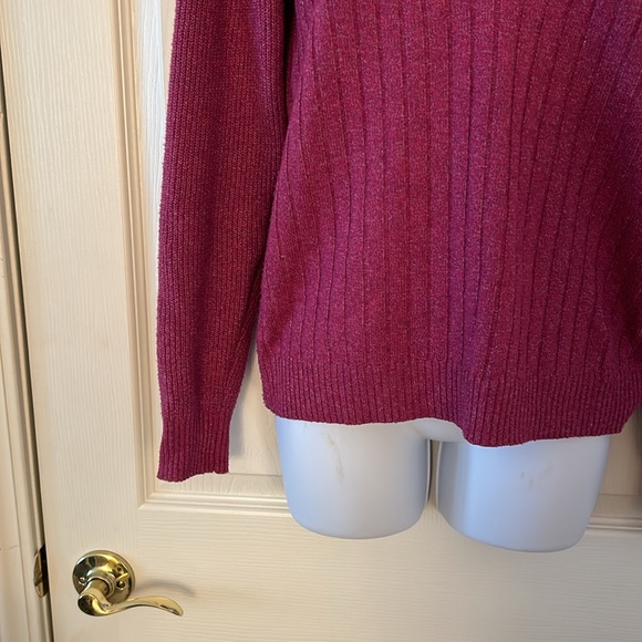 Pink Puff Sleeve Knit Sweater - Picture 3 of 16